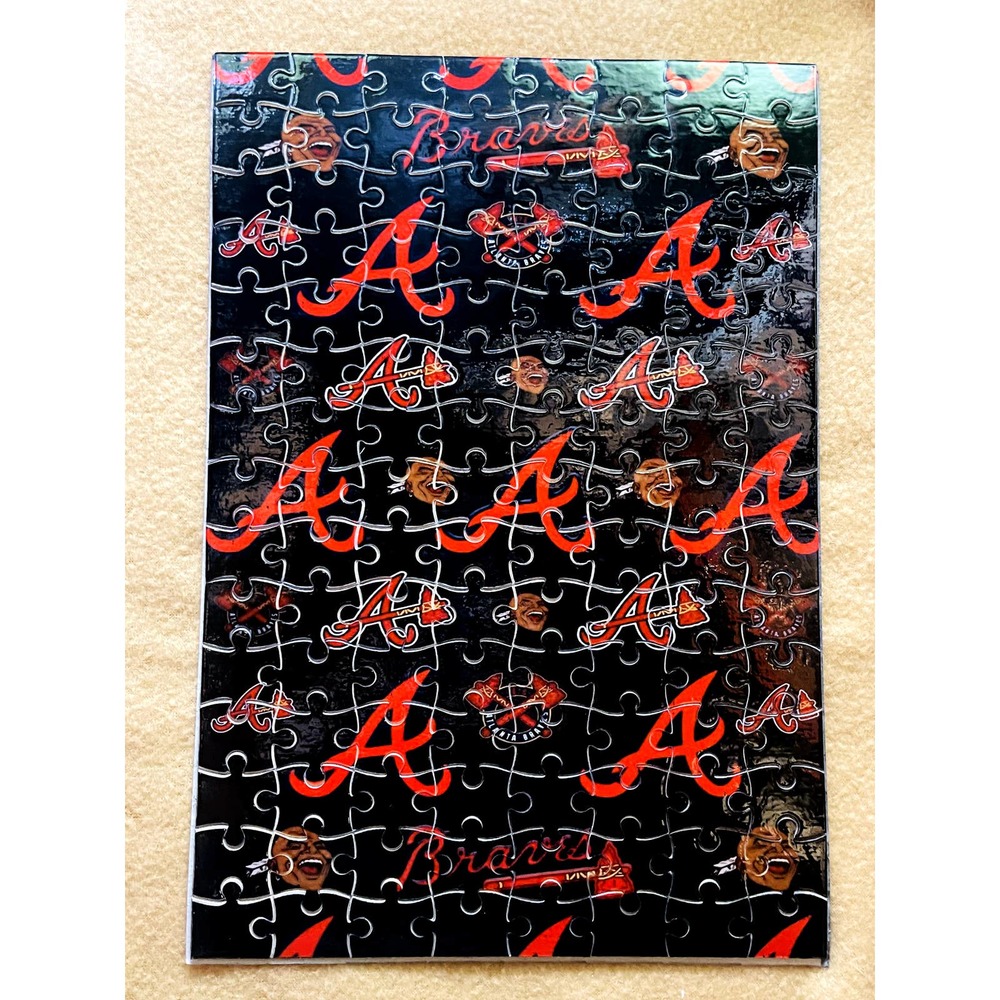 Atlanta Braves Baseball A4 Jigsaw Puzzzle 120 pcs